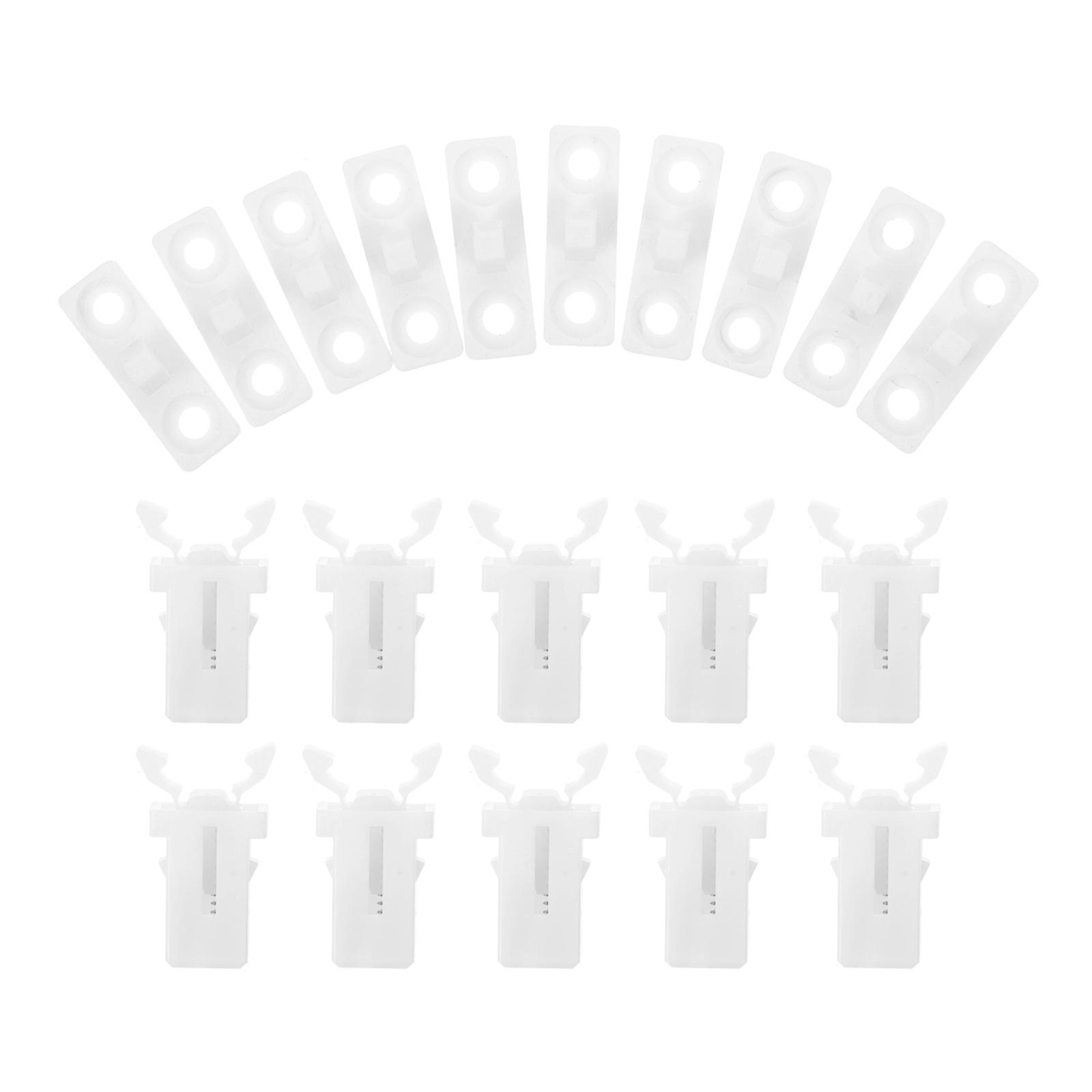 Bin Lid Replacement Latch for Garbage Can with 10Sets Durable