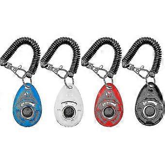 4-Pack Professional Dog Training Clickers with Adjustable Wrist Straps for Pet Obedience and Behavior Training
