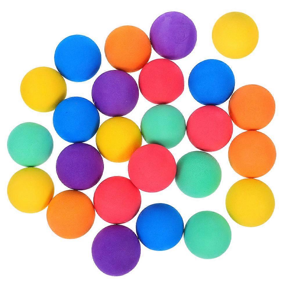 Assorted Eva Sponge Balls for Playing 25Pcs Balls