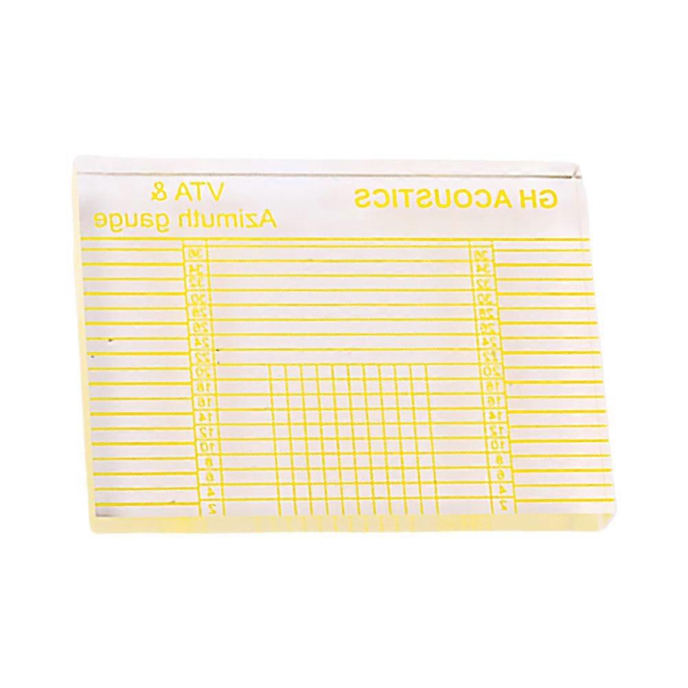 Vinyl Record Player Azimuth Ruler for Precision Setup