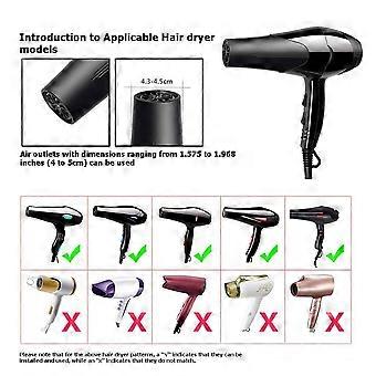 Diffusore universale in silicone per asciugacapelli, regolabile e pieghevole, ideale per ricci e asciugatura con asciugacapelli elettrico.