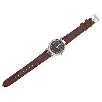 Montre-bracelet à cadran romain pour femme
