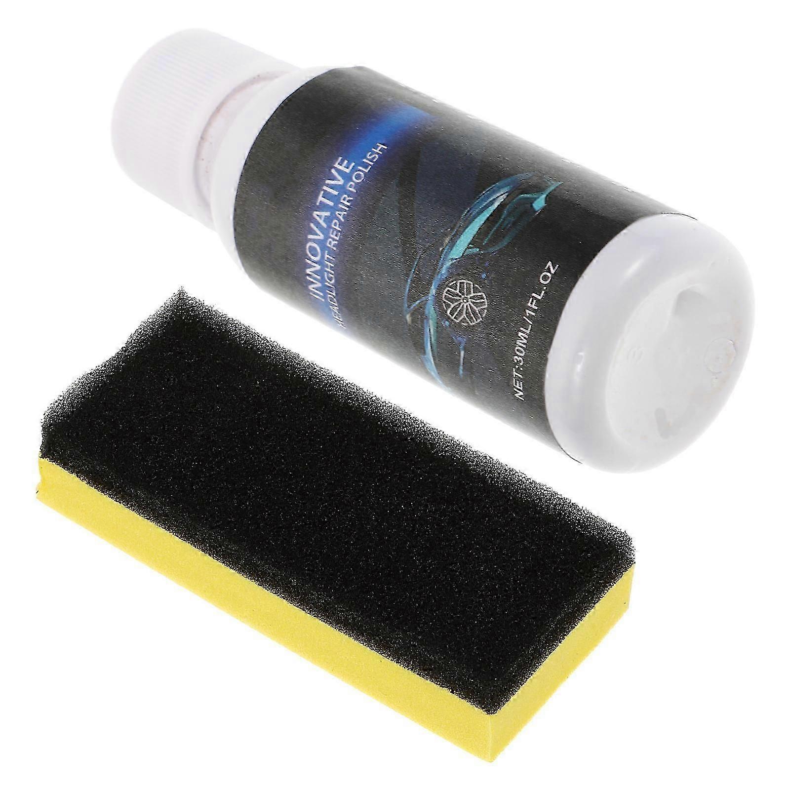 Car Headlight Polish Kit for Headlight Maintenance Using Repair Fluid 1Set