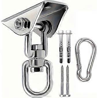 Swing Set Accessories Outdoor, Stainless Steel Porch Swing Hanging kit for Porch Playground Yoga Heavy Bag, 1 Pack