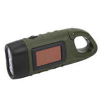 Multifunction Solar Hand Crank Flashlight Emergency LED Portable Torch compatible with Climbing Camping