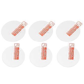 6PCS Watch Tempered Glass Screen Protector Watch Screen Protective Film Compatible for Garmin Fenix6 (Transparent)