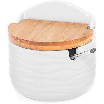 Sugar Bowl,- Modern Design, White, 8.58 FL OZ (254 ML)