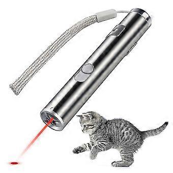 USB wiederaufladbares Haustierspielzeug Katzentraining Laserpointer mit LED-Taschenlampe