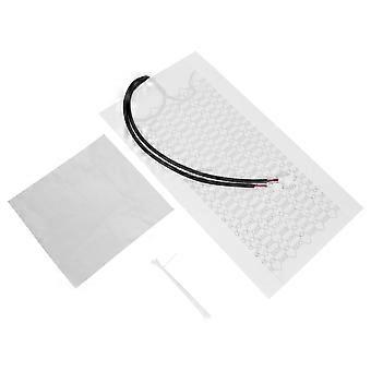 Tappetino riscaldante per sedile auto in fibra di carbonio, 2 pezzi, 12 V, 53 x 27 cm, per l'inverno
