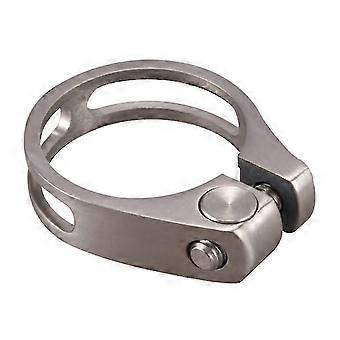 Sattelstützenklemme aus Titanlegierung, 31,8 mm, Fahrradsattelrohrklemme, Hohlrohrklemme für 27,2 mm Rohr