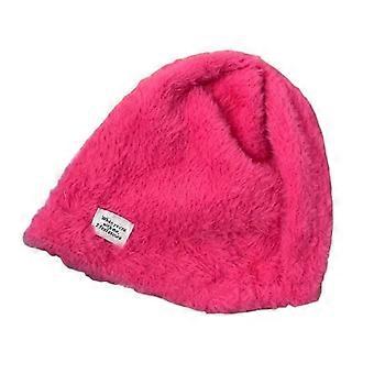Baggy Slouchy Beanie Hat Skull Hat Faux Fur Beanie Winter Warm Plush Bonnet