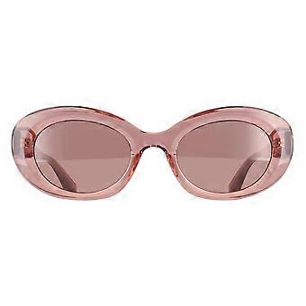 Longchamp Sunglasses LO756S 610 Transparent Rose Solid Antique Rose