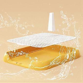 Indoor Dog Potty Tray Mesh Dog Training Toilet Potty Tray Puppy Toilet Anti-Slide Dog Toilets Anti Mesh Training C