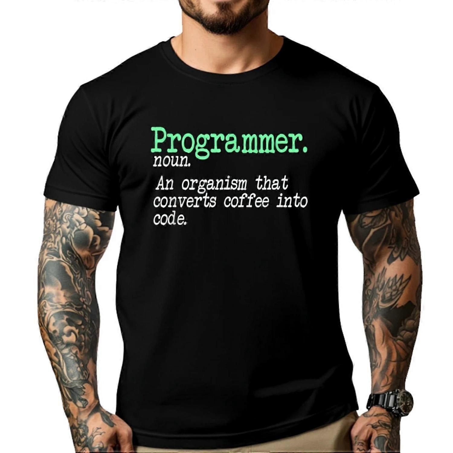 Programmer Computer Coding Software Engineer Web Developer Graphic T Shirts Men Cotton Christmas T-shirts Crazy