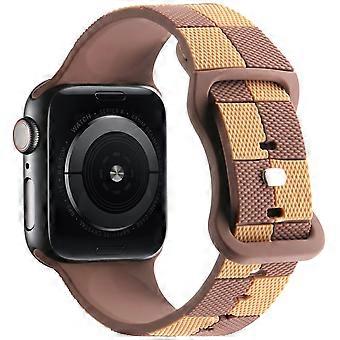 Für Apple Watch 10 46 mm / Ultra 2 / Ultra 49 mm / 9 8 7 45 mm / SE (2023/2022) SE 6 5 4 44 mm / 3 2 1 42 mm Schachbrett-Silikonarmband
