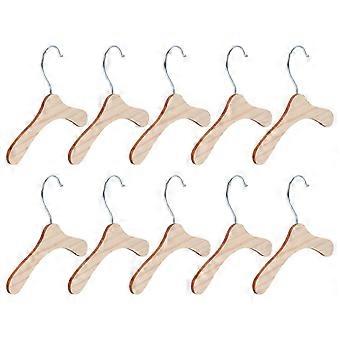 Kleiderbügel für Hund Holz Farbe Haustier Kleidung Kleiderbügel Tragbar 10Pcs