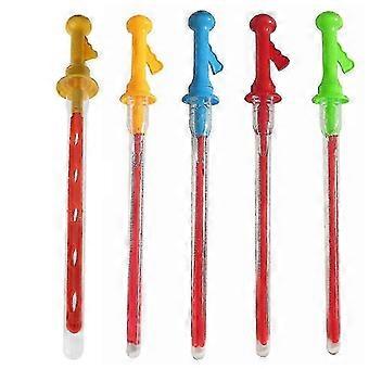 ZY6 16 Sword Shape Bubble Maker Toy Wand, Assorted Colors, Summer Gift for Children