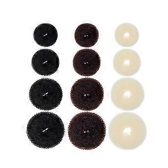 Hair Donut Solid Color Rubber Band U-Shaped Hair Clip Set Multifunctional Sweet Hair Styling Tools