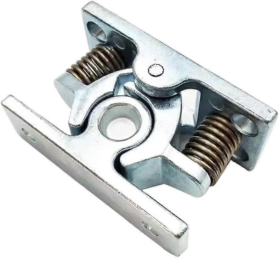Double Roller Catch,Spring Loaded Door Easy Lock Stop Catch Release Clamp Double