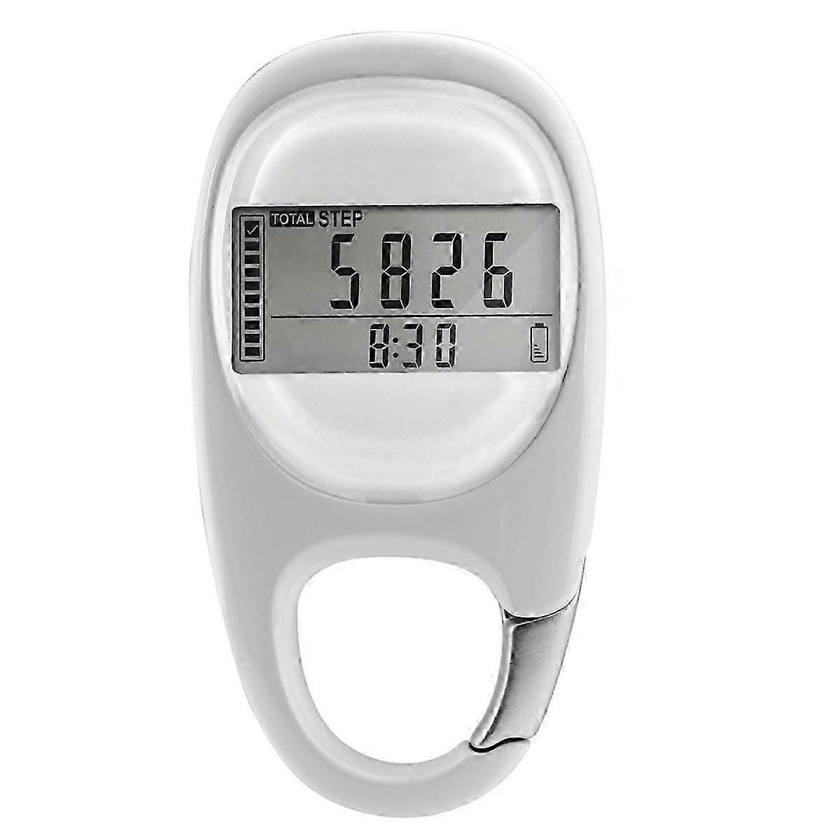 Multi-Function 3D Induction Pedometer Step Counting Accurate Portable Mini Fitness Walking Steps Co