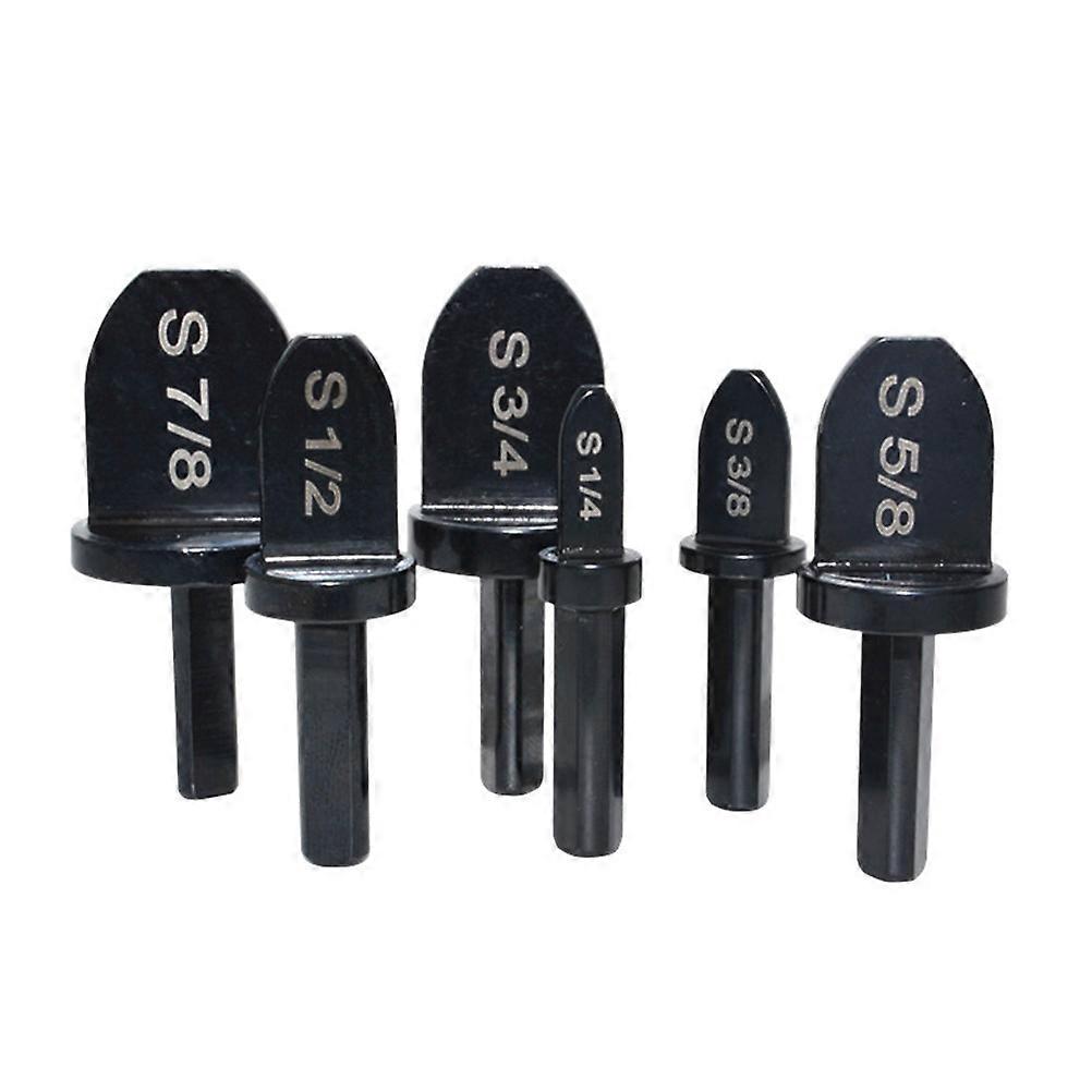 6Pcs Copper Pipe Swaging Tool Drill Bits Manual Copper Pipe Flaring Tools