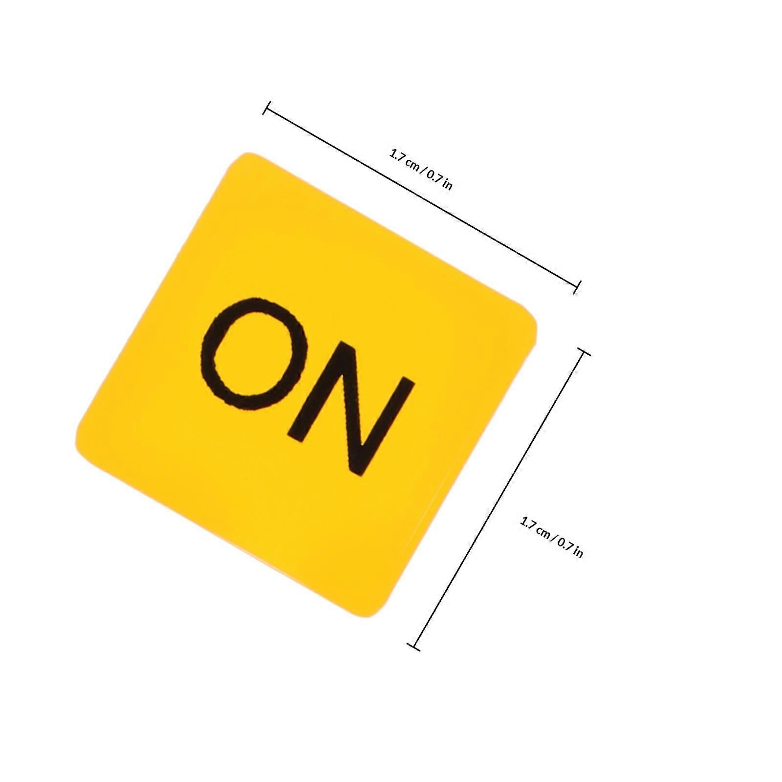 20pcs Device Switch Label Sticker On/Off Caution Switch Sticker Device Switch Stickers