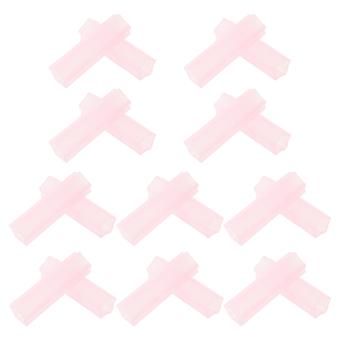 10 Pairs Silicone Cuticle Nipper Cover - Protective Sleeve for Nail Scissors and Nippers - Manicure Tool Protector for Dead Skin Trimmers Pink