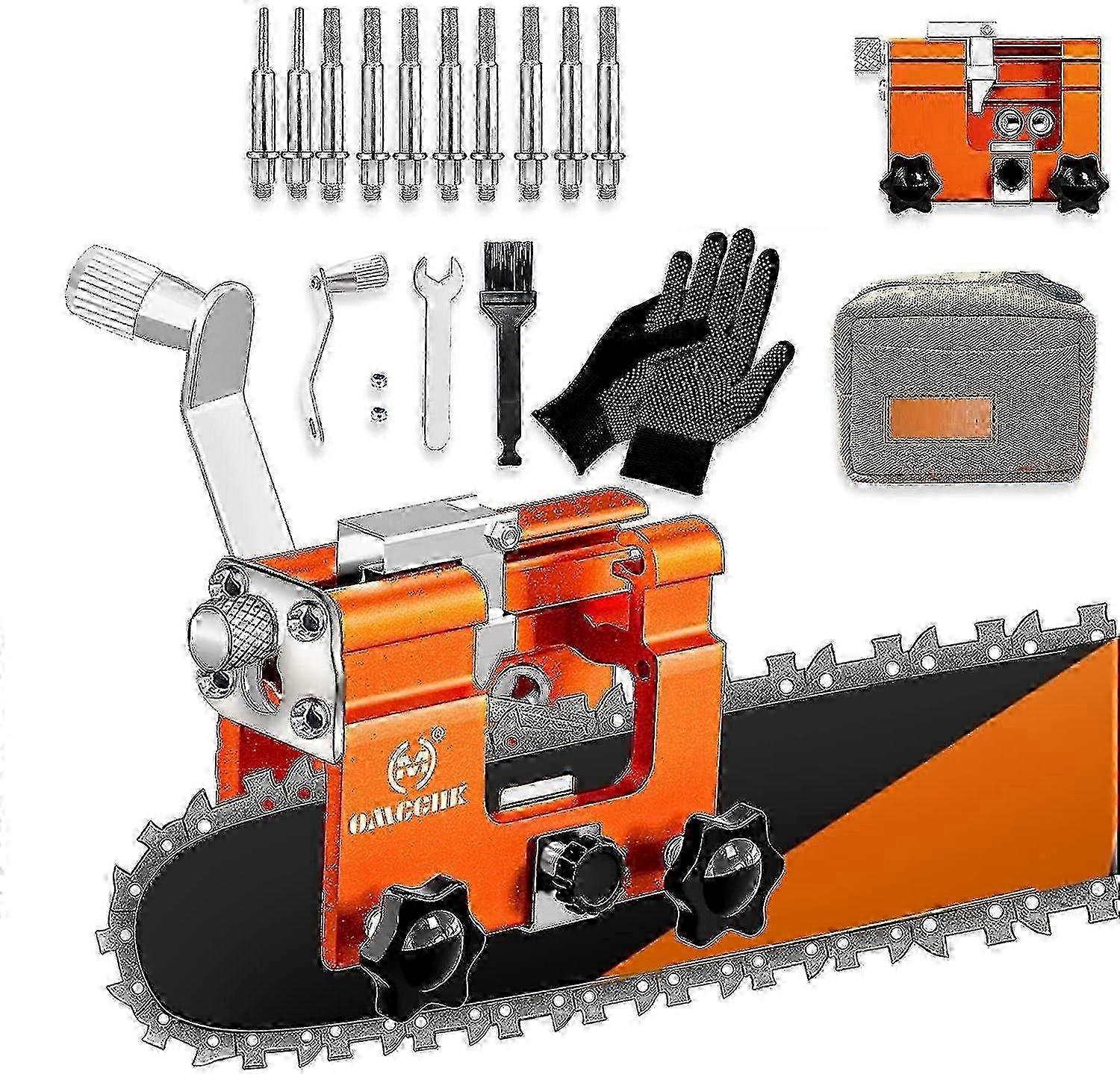 Chainsaw Sharpener Jig, Portable Chainsaw Sharpening Jig ZD.16
