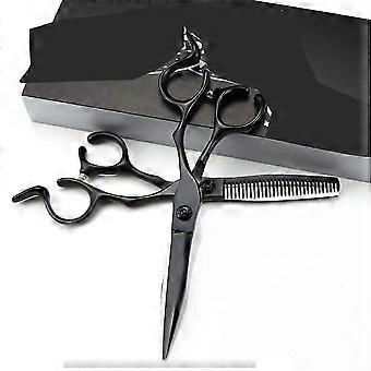 6 Inch Professional Stainless Steel Hair Cutting Scissors Set, Razor Sharp Blades for Salon & Barber