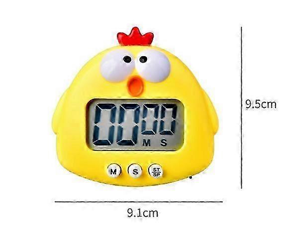 Yellow Chicken Cartoon Egg Timer Cooking Eggs Mechanical Clock Baking Cooking Countdown Timer Management Kitchen Tools Supplies