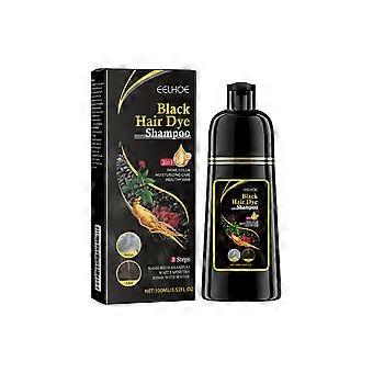 Black Hair Dye Shampoo 3 in 1 Growth Clean Hair Darkening Deep Nourishing Black Hair Dye Shampoo Natural Organic Herbal