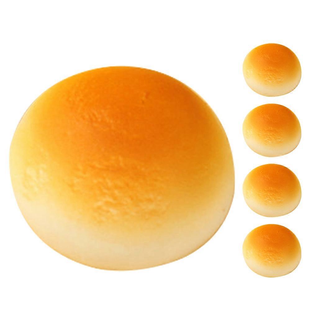 5pcs Bread Model Fake Bread Decoration Simulation Realistic Bread Model Showcase Model