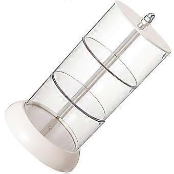 Makeup Puff Holder Transparent Makeup Sponge Box Rotatable Storage