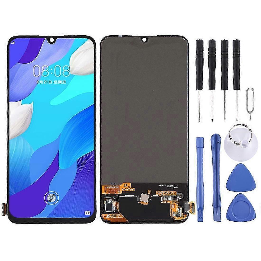 COMPATIBLE OLED LCD Screen for Huawei Nova 5 with Digitizer Full Assembly(Black)