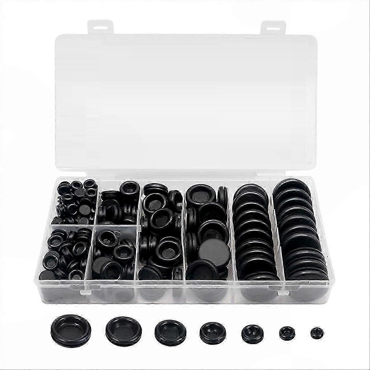 Solid Closed Hole Plug Assortment Kit, 188 PCS for Appliance Plumbing