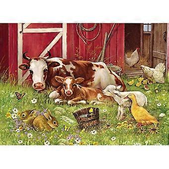 Puzzle Barnyard Babies Jigsaw Puzzle VV471