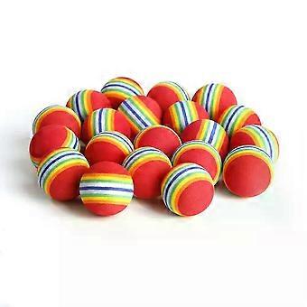 EVA Foam Golf Balls 38mm Rainbow