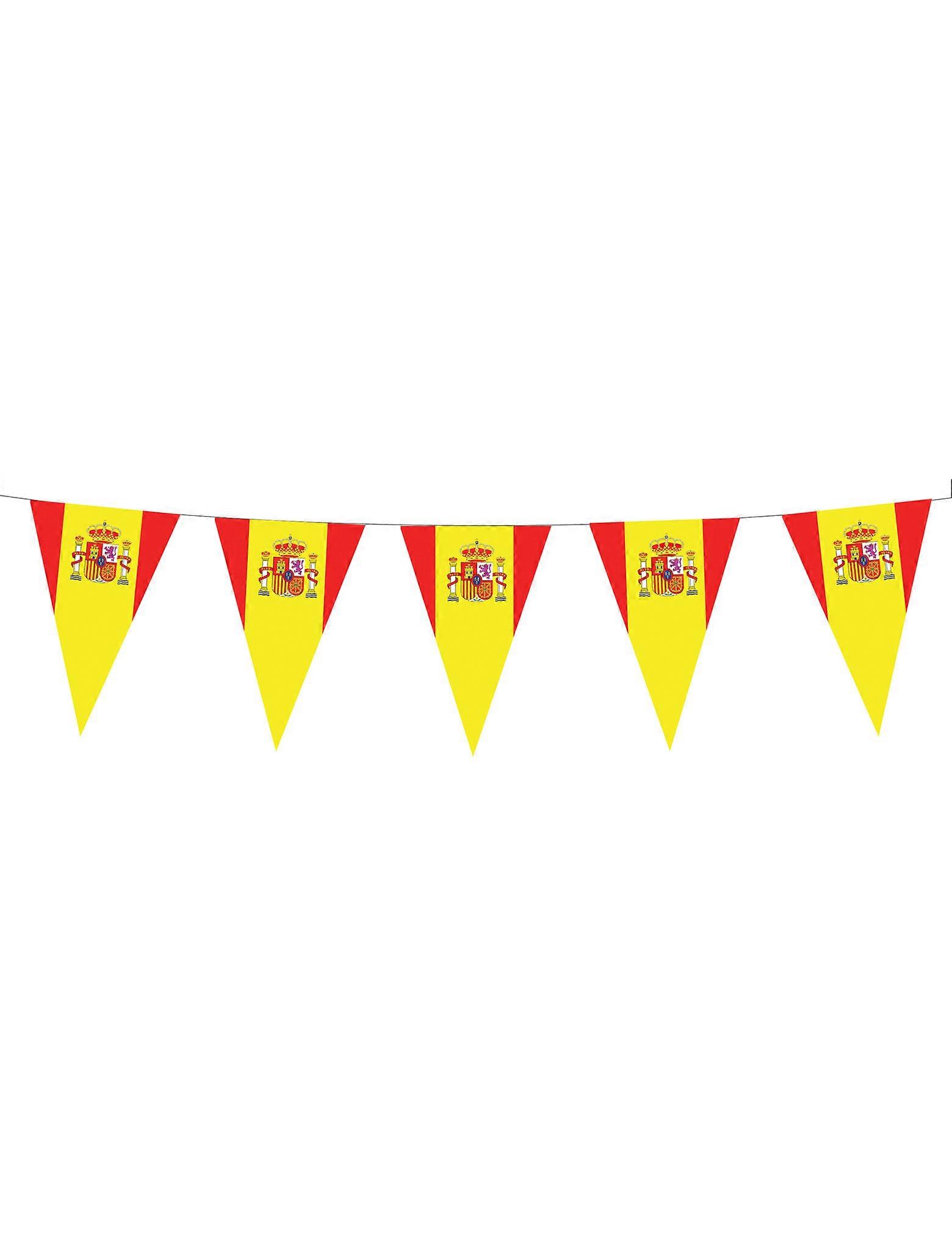 5m Spanish flag bunting garland