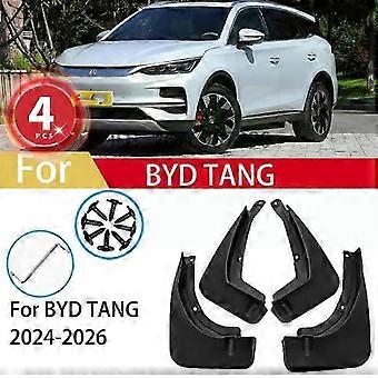 compatible with BYD TANG 2024 2025 2026 4pcs Mudguards Mud Flaps Splash Guards Fender MudFlaps Front Rear Car Protection Accessories