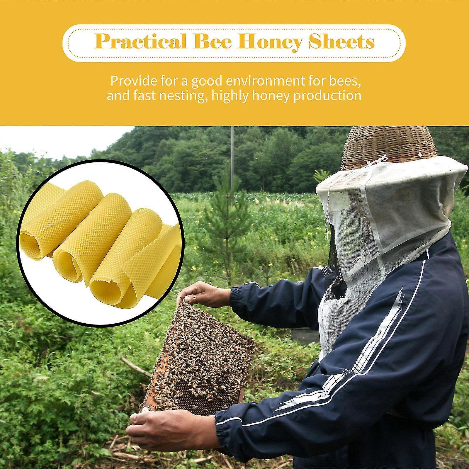 Eco Beeswax Honeycomb Sheets Natural