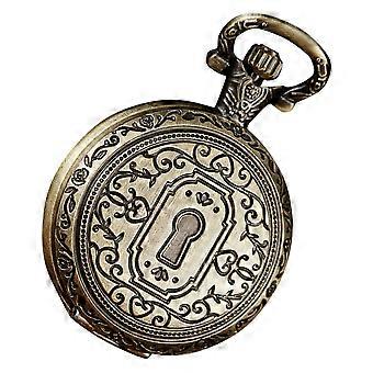 Antike Taschenuhr mit Metall-Klappdeckel, 2 Stück, Retro-Stil, zur Dekoration