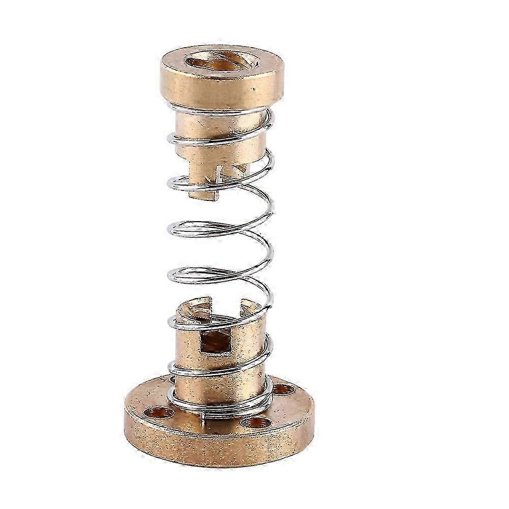 Brass T8 Anti-Backlash Nut Spring Loaded