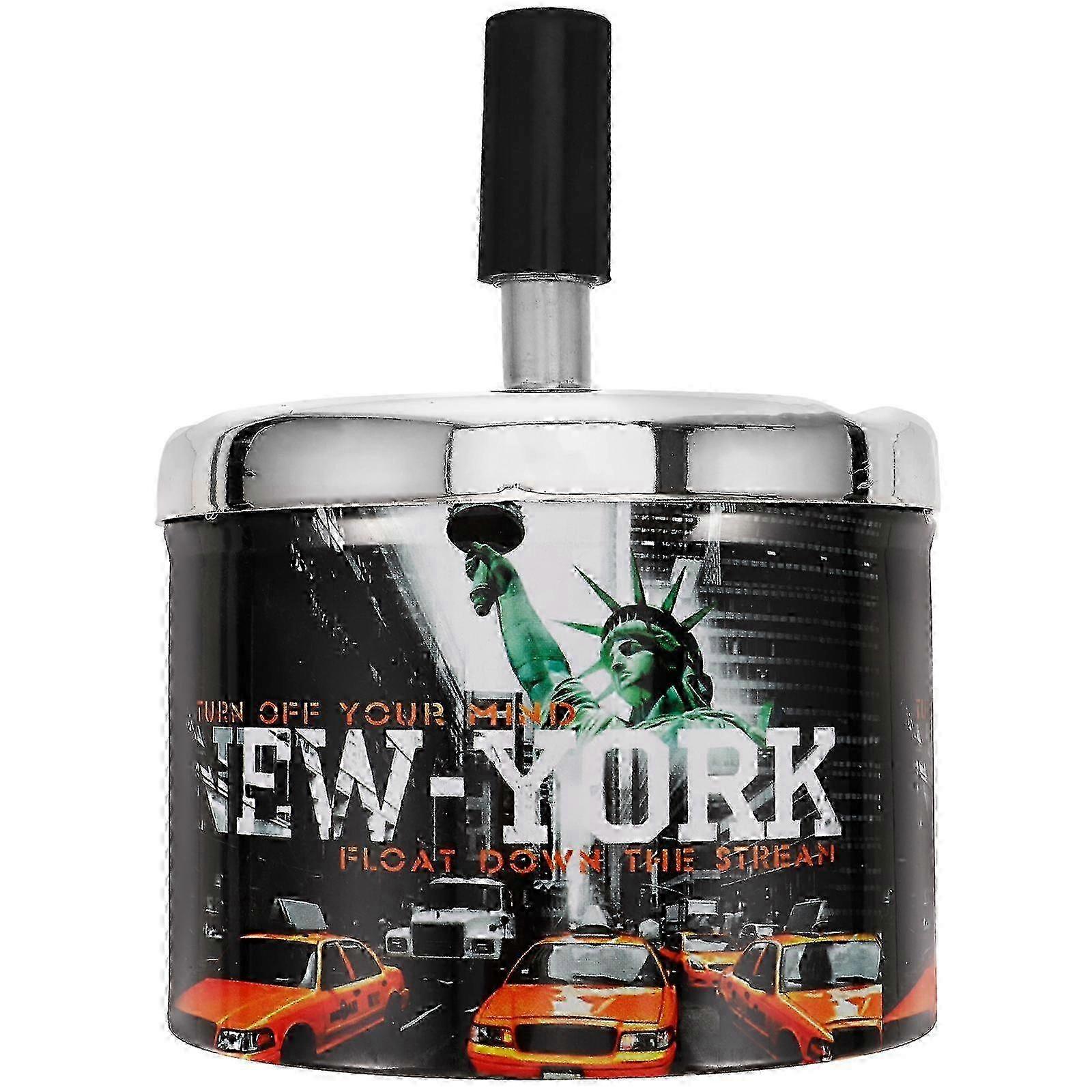 Rustproof Metal Ashtray Auto Extinguish
