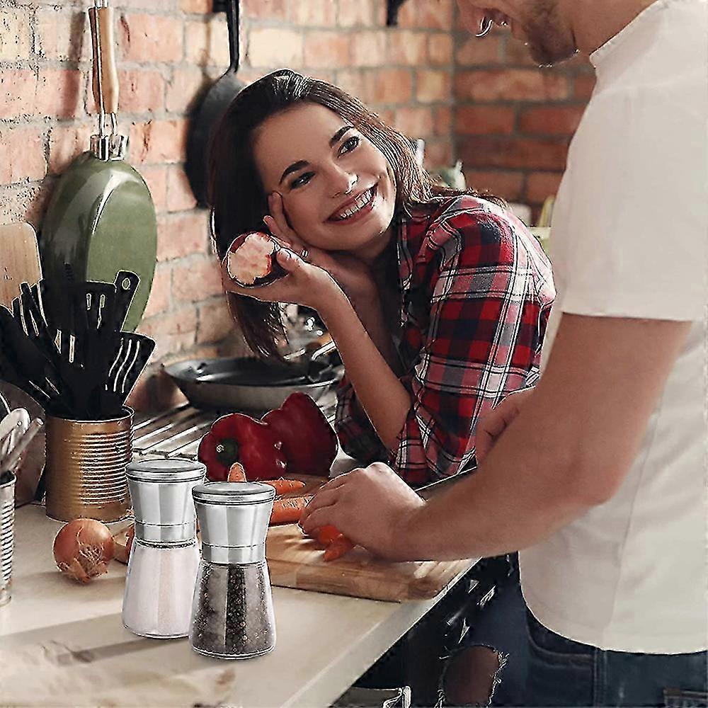 Adjustable Ceramic Salt Pepper Grinder Set