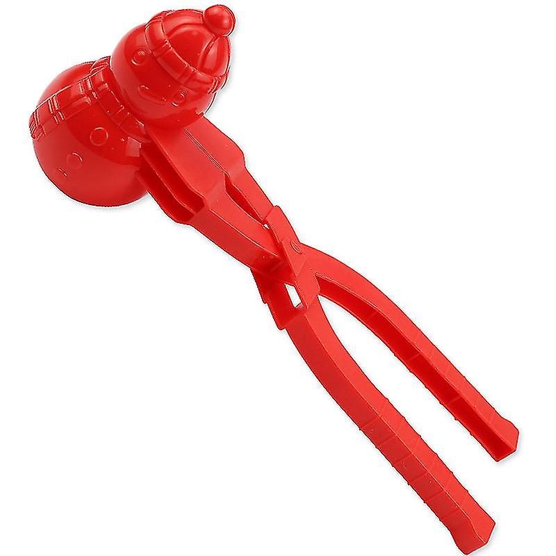 Snowman Shape Snowball Maker Clip,snowball Maker Tool With Handle For Snow Ball Fights, Snow Toys Kids Winter Outdoorpink