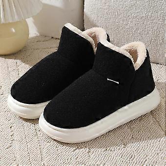 Nuove pantofole invernali da uomo, calde e morbide, facili da indossare, scarpe da casa in cotone per coppie, antiscivolo, comode, piatte, stivali da uomo in morbida pelliccia sintetica