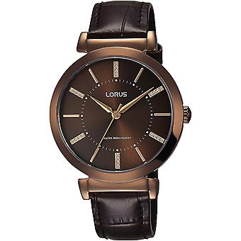 Lorus woman Quartz Analog Woman Watch with Rg207LX9 Cowskin Bracelet