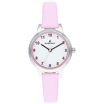 Radiant viola Quartz Analog Woman Watch with RA508601 Cowskin Bracelet
