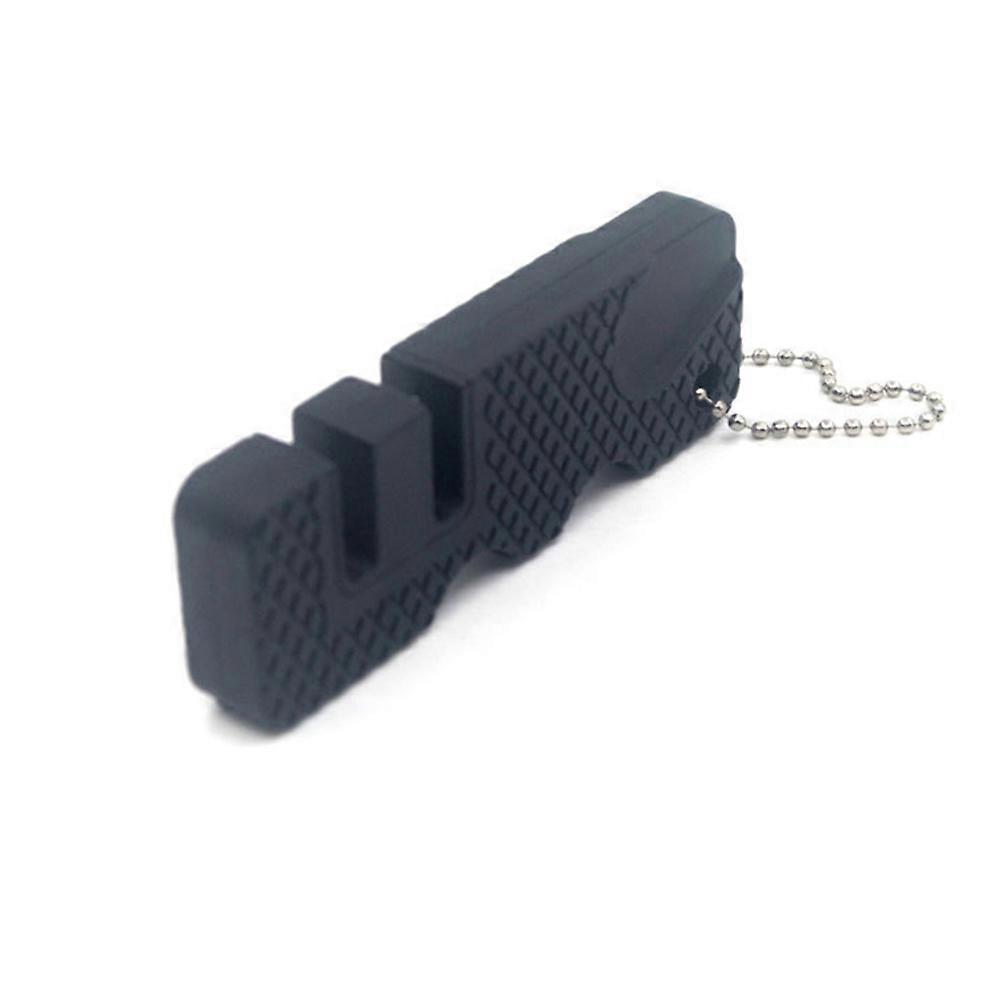 Cutter Sharpener Mini Sharpening Stone for Camping 3Pcs Black Tool Set