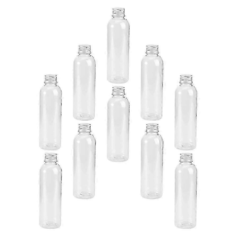Transparent Plastic Cosmetics Bottle for Liquid Dispensing 27Pcs Set